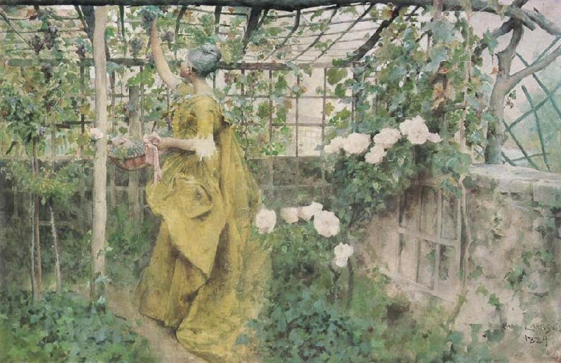 Carl Larsson The Vine Diptych